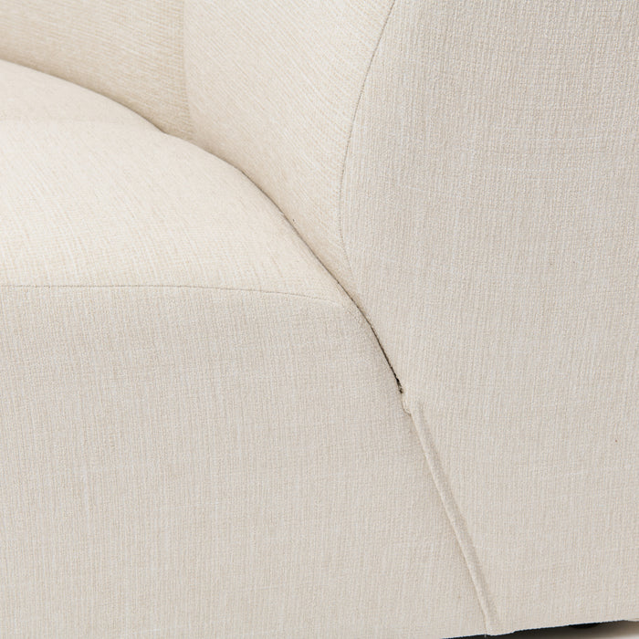 Riviera Maison - Dazzle Corner Round Small Soft Whit - Soft White