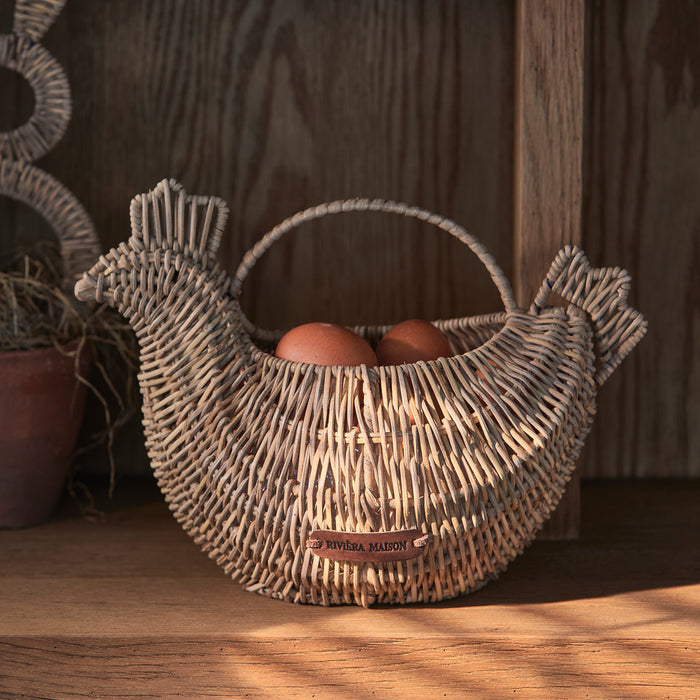 Riviera Maison - Rustic Rattan Lovely Chicken Basket - Naturel