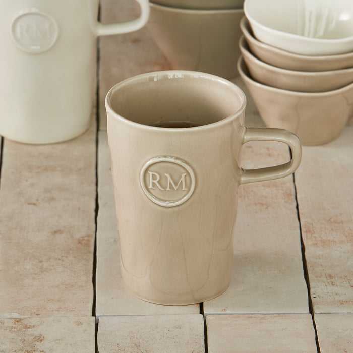 Riviera Maison Theemok Rond Beige - Portofino Mok maat L - Steengoed