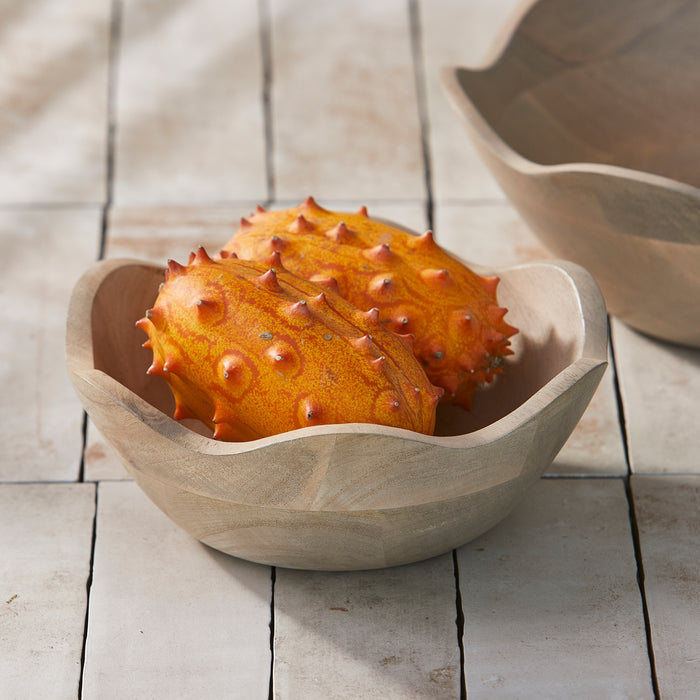 Riviera Maison Serveerschaal Naturel - Navelli Decoratieschalen - Hout