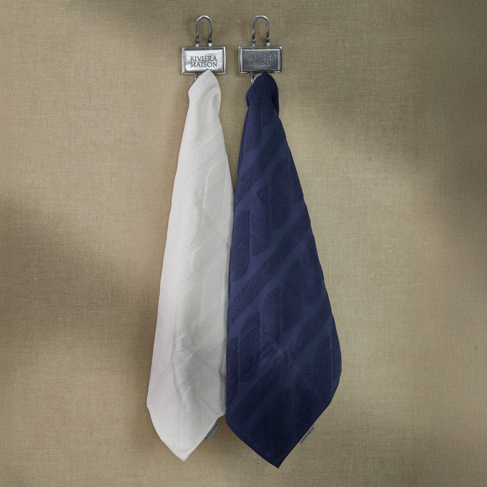 Riviera Maison Keukendoek Beige, Zwart - Sailor's Haven Keukenhanddoek