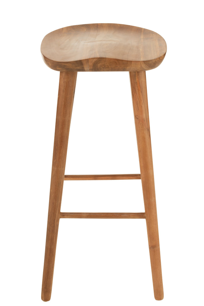 J-Line barkruk Ana - hout - bruin