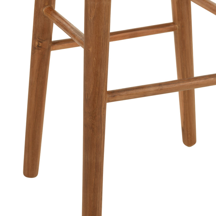 J-Line barkruk Ana - hout - bruin