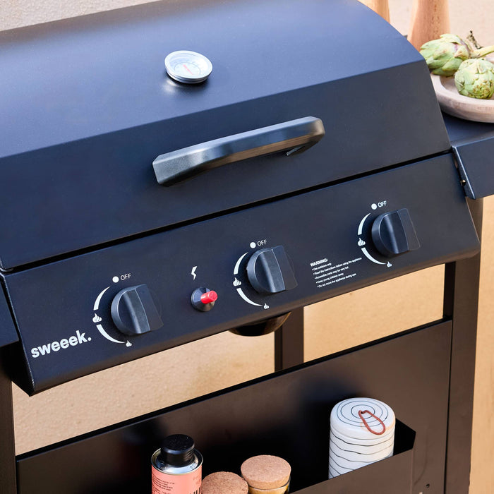 sweeek - Gasbarbecue met 3 branders