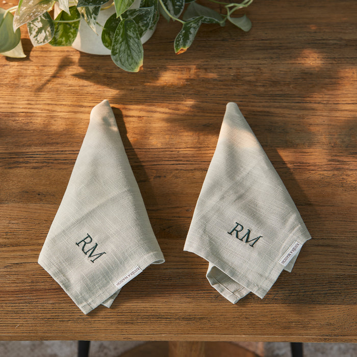 Riviera Maison Textielen servetten Groen - Summer Bliss Servetten set