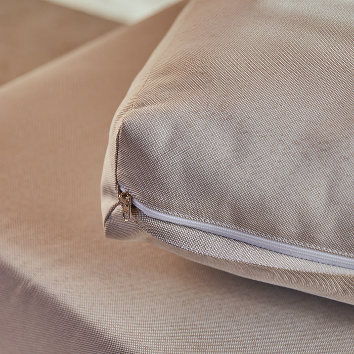 Tikamoon - 3-zits loungeset in teakhout en stof Olia