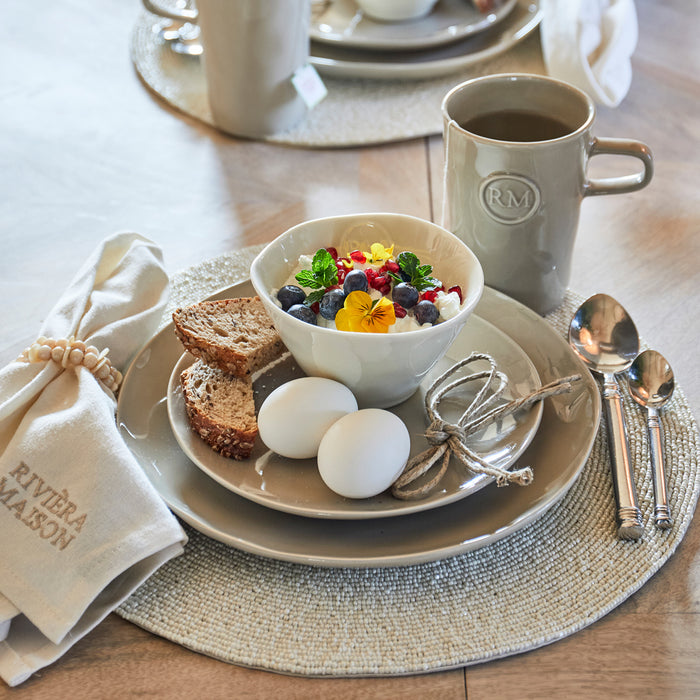 Riviera Maison Servetringen Wit - Pearl Muse Tafelring - Glazen kralen