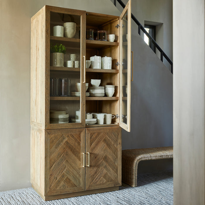 Riviera Maison Serveerschaal Rond Beige - Portofino Schaal - Steengoed