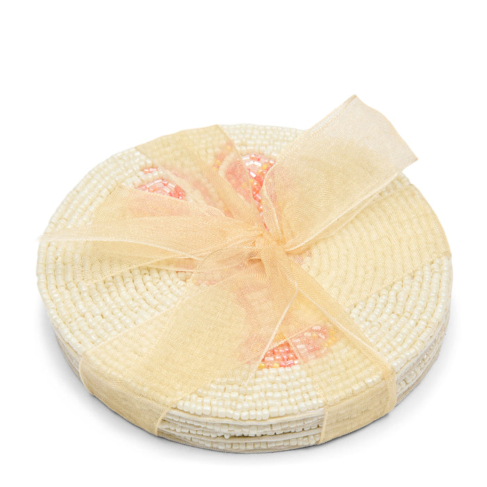 Riviera Maison Onderzetters glazen Rood - Sea Breeze Glasonderzetters