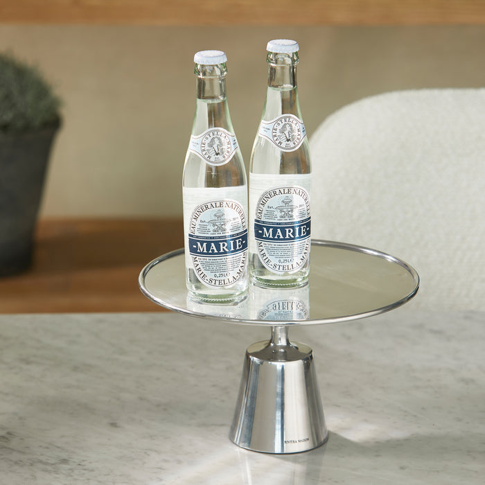 Riviera Maison Taartplateau met voet Zilver - Covo Taartstandaard