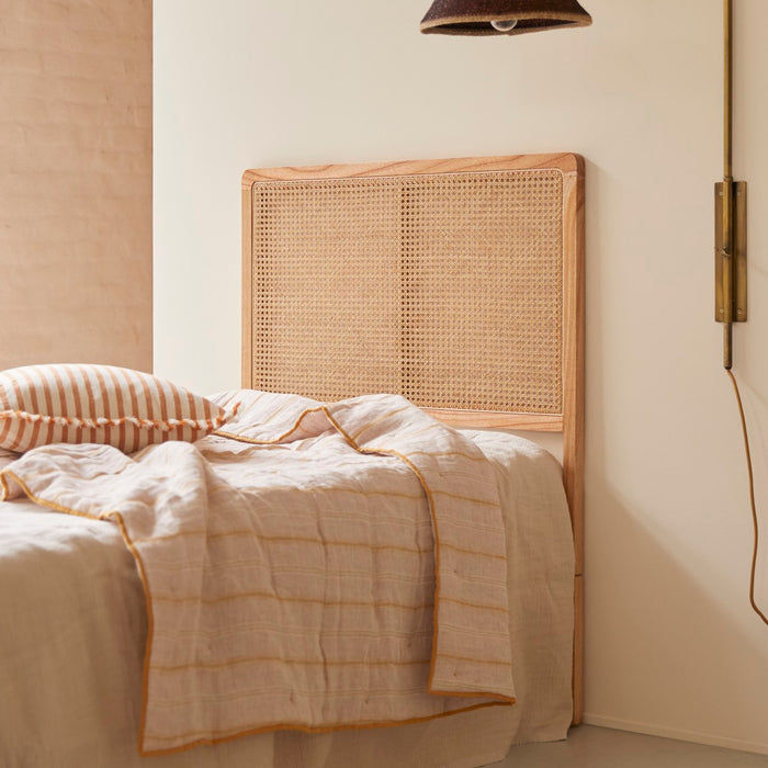 Tikamoon - Adèle - Hoofdeinde kinderbed met gevlochten rotan 90 cm