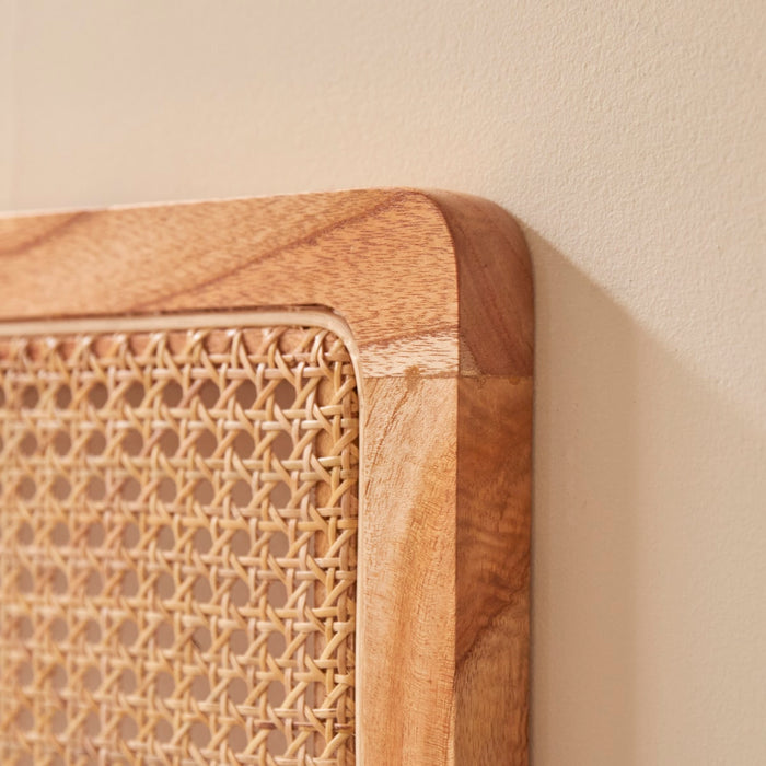 Tikamoon - Adèle - Hoofdeinde kinderbed met gevlochten rotan 90 cm