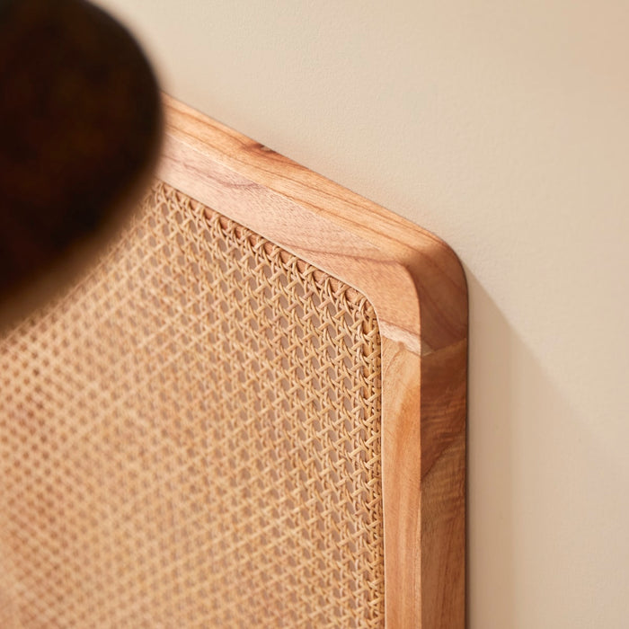 Tikamoon - Adèle - Hoofdeinde kinderbed met gevlochten rotan 90 cm