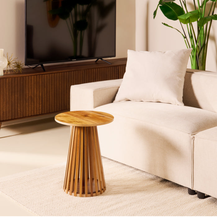 by fonQ Arcus Bijzettafel - Naturel