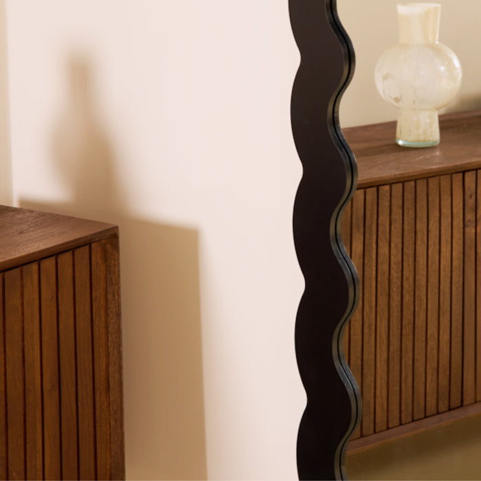 by fonQ Halo Spiegel - Zwart