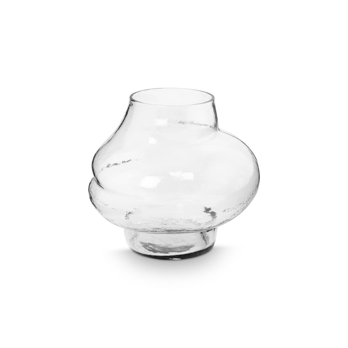 vtwonen - Bloemenvaas - Woonaccessoires - Glazen vaas - 27x25cm