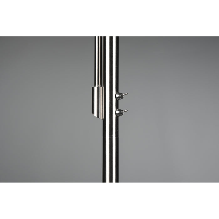 Trio Motel Vloerlamp Nikkel excl. 1x E27 excl. 1xE14