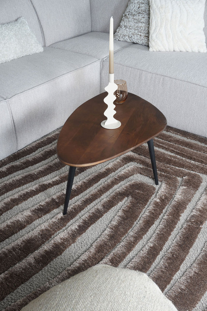 Veer Carpets - Vloerkleed Lima Bruin 200 x 290 cm
