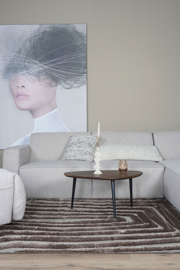 Veer Carpets - Vloerkleed Lima Bruin 200 x 290 cm