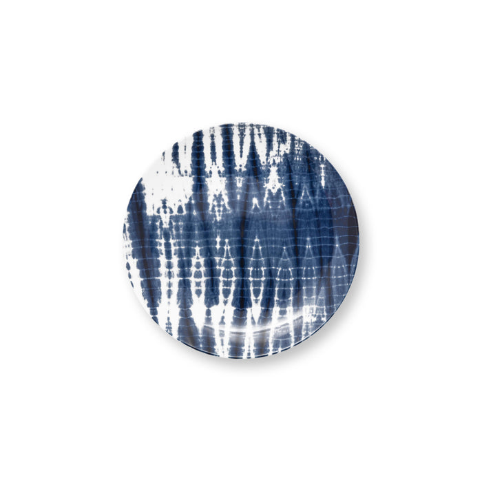 vtwonen - Tie dye Ontbijtset - Blauw, Wit - Porselein - Set van 3