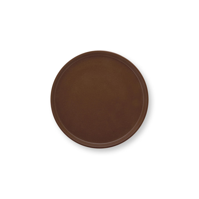 vtwonen - Dinerbord - Serveerschaal - Bruin - Keramiek - 27cm