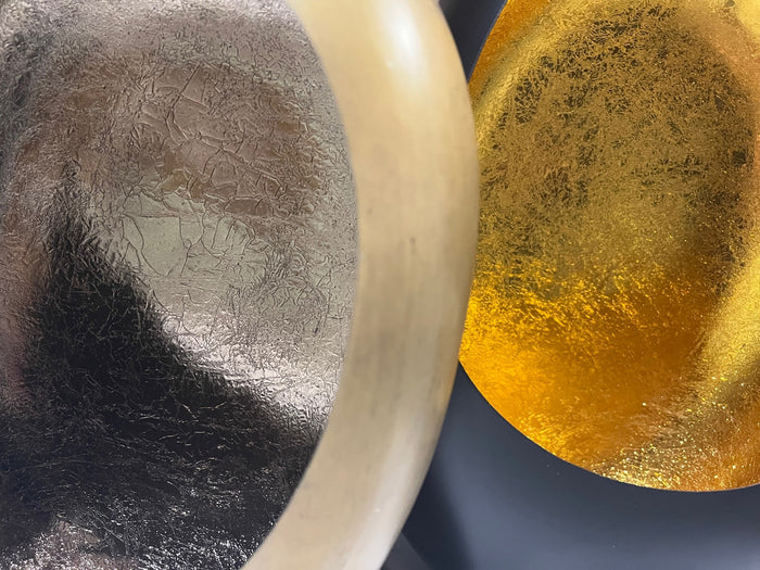 Theelicht Eggy L messing koper