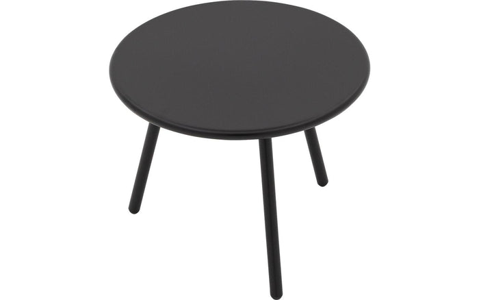 Goossens Tafel Brad in Poedercoating zwart