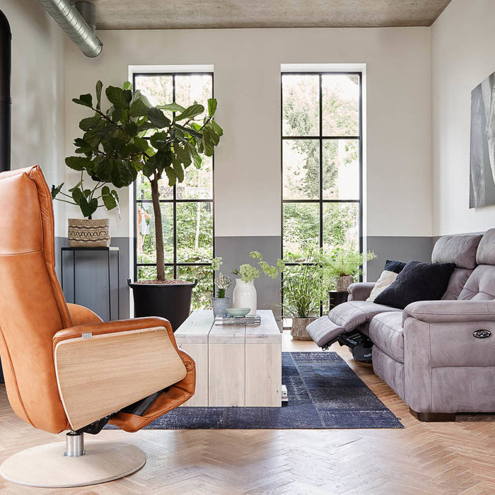 Goossens Relaxstoel Bergen, Relaxfauteuil medium