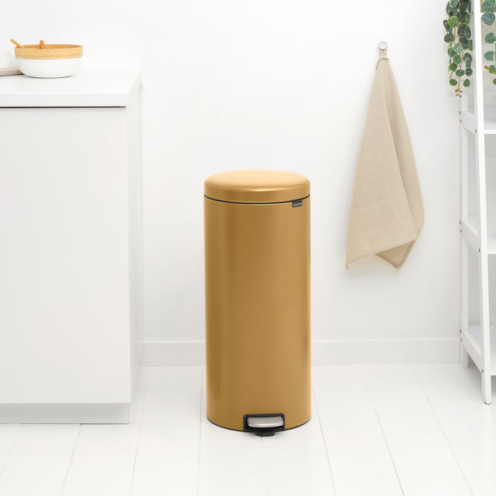 Brabantia NewIcon Pedaalemmer 30 L - Warm Gold