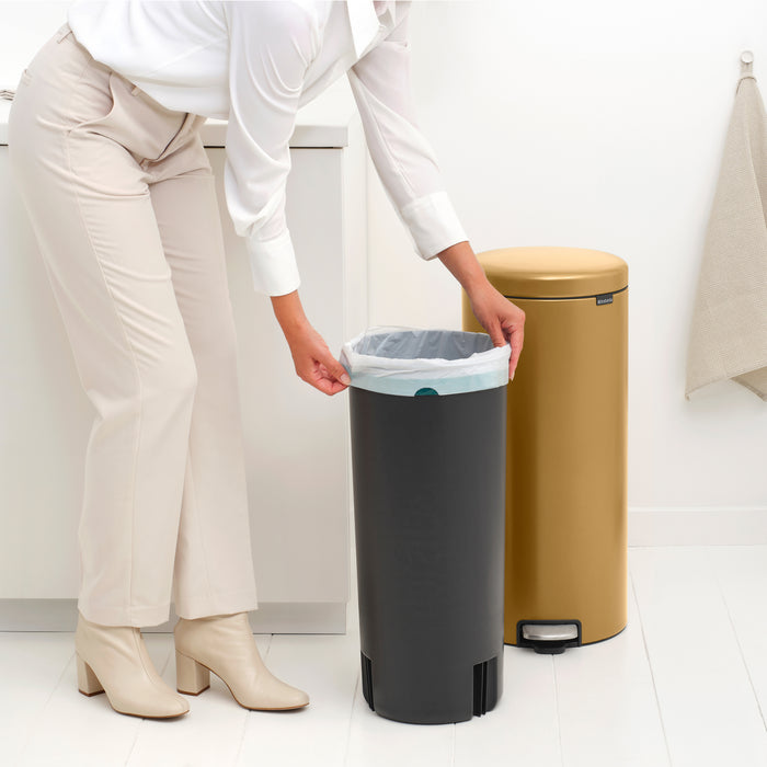 Brabantia NewIcon Pedaalemmer 30 L - Warm Gold