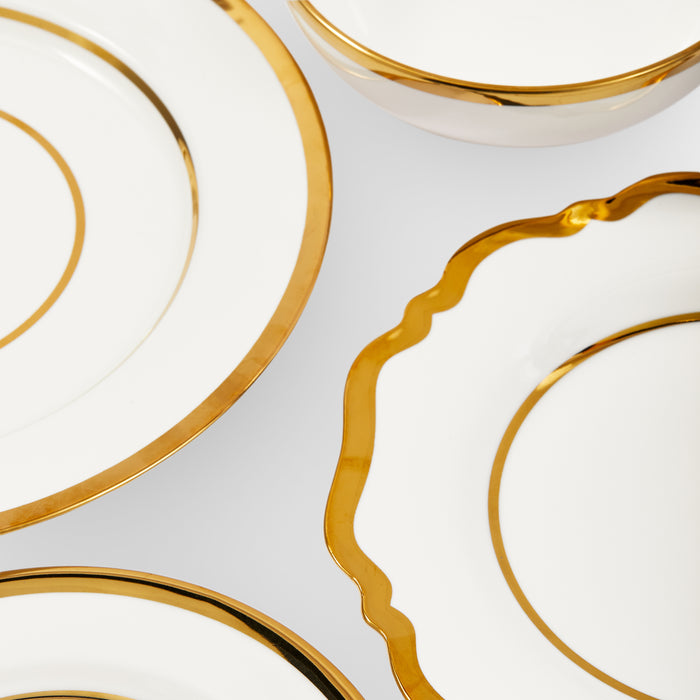 POLSPOTTEN Golden Finds Borden en Schalen - Set van 4