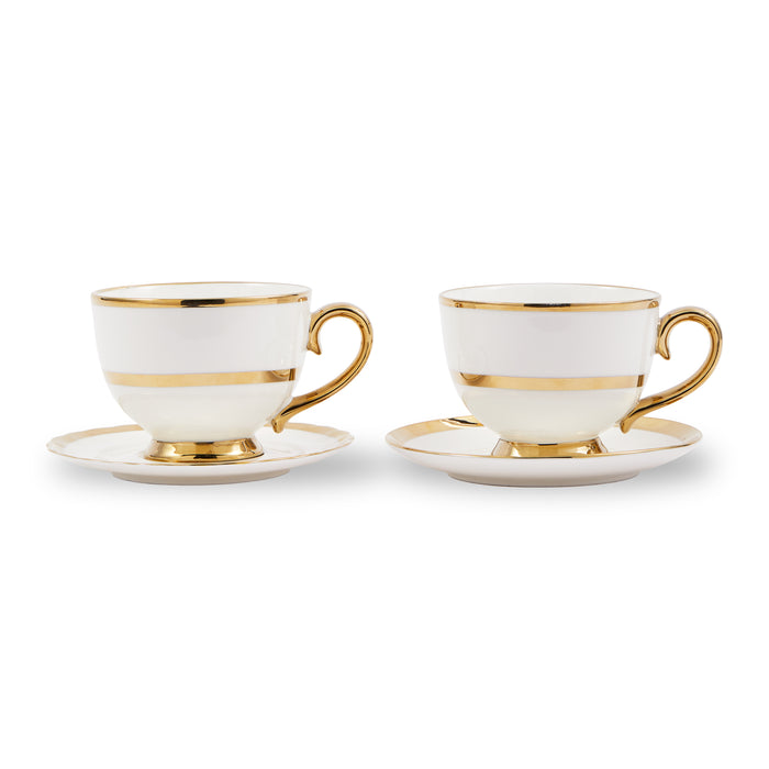 POLSPOTTEN Golden Finds Theekopjes - Set van 2