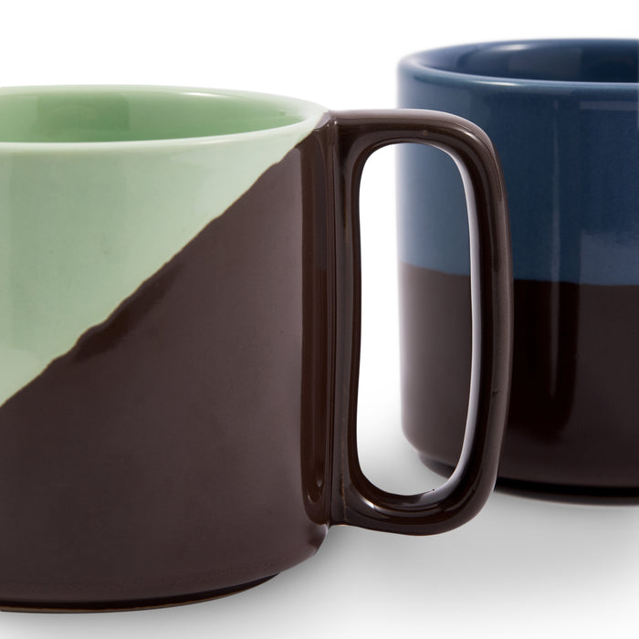 POLSPOTTEN Stacking Mokken - Set van 4 - Donkergrijs