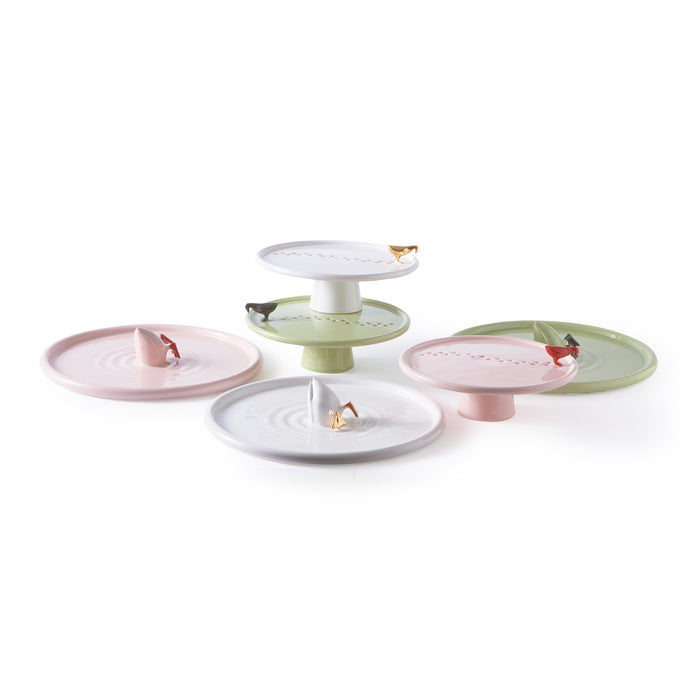 POLSPOTTEN Diving Duck Dienblad Ø 40 cm - Groen