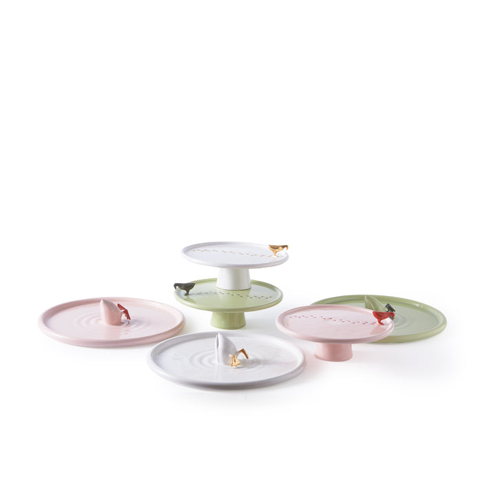 POLSPOTTEN Diving Duck Dienblad Ø 40 cm - Wit