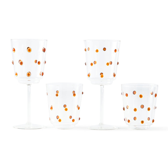 POLSPOTTEN Nob Wijnglazen 2 st. - Amber