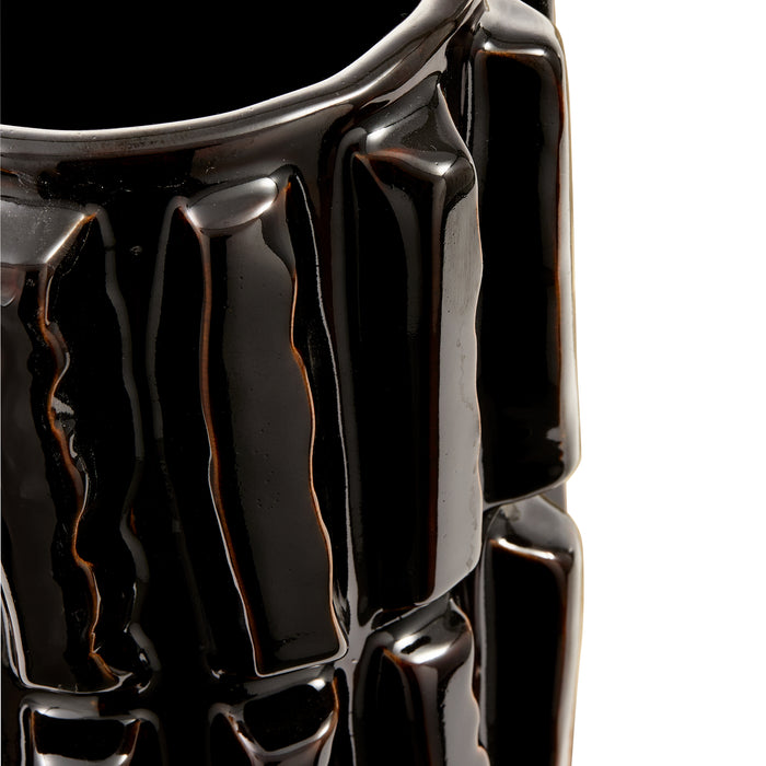 POLSPOTTEN Structure Vaas - L - Donkerbruin