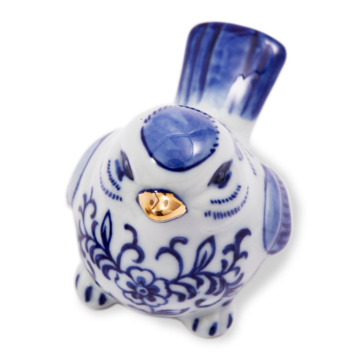 POLSPOTTEN Blue Bird Family Ornamenten - Set van 4