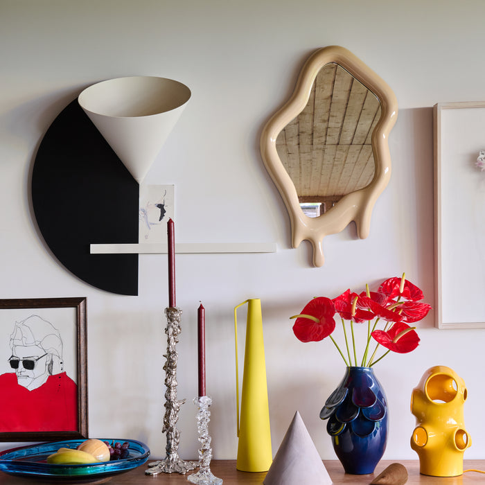 POLSPOTTEN Melting Spiegel - Beige