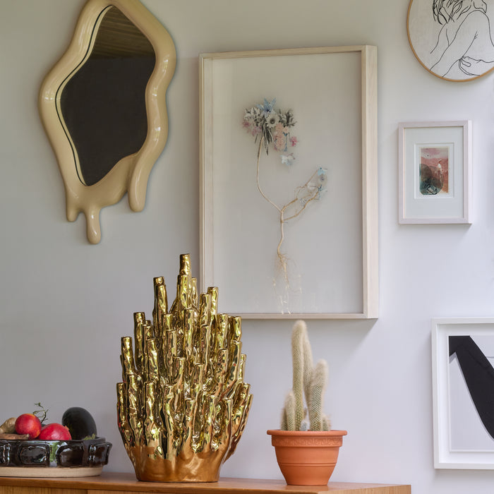 POLSPOTTEN Melting Spiegel - Beige