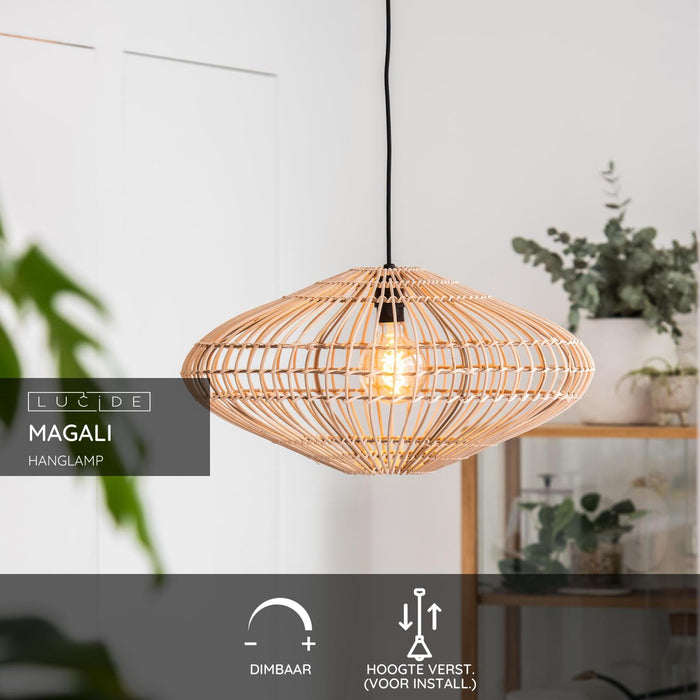 Lucide MAGALI Hanglamp - Naturel