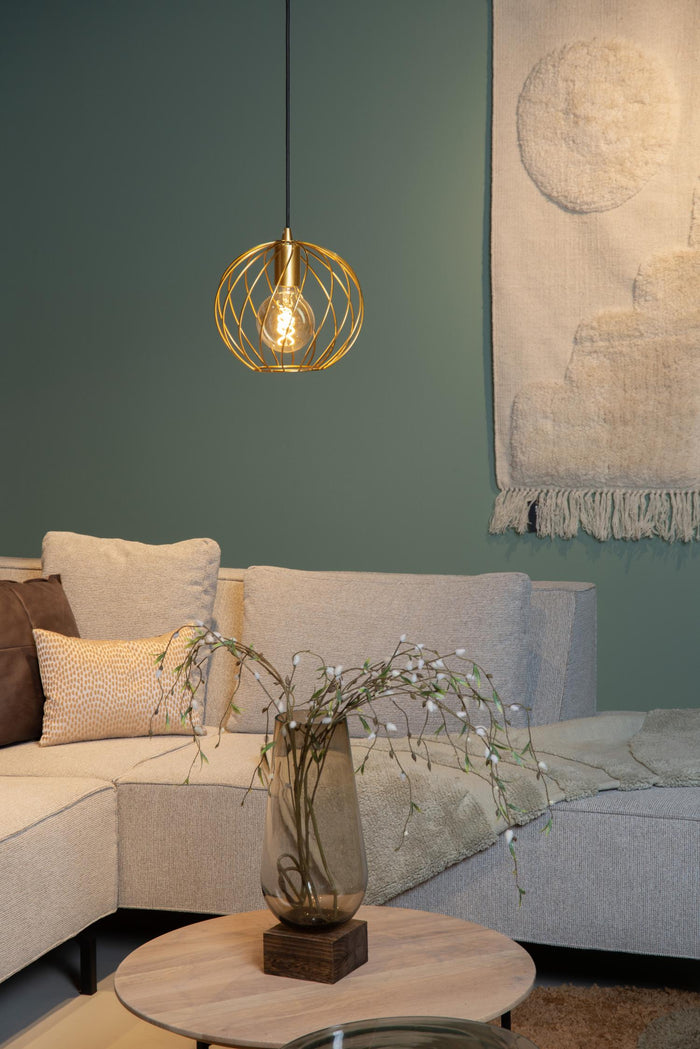 Lucide DANZA Hanglamp - Mat Goud | Messing