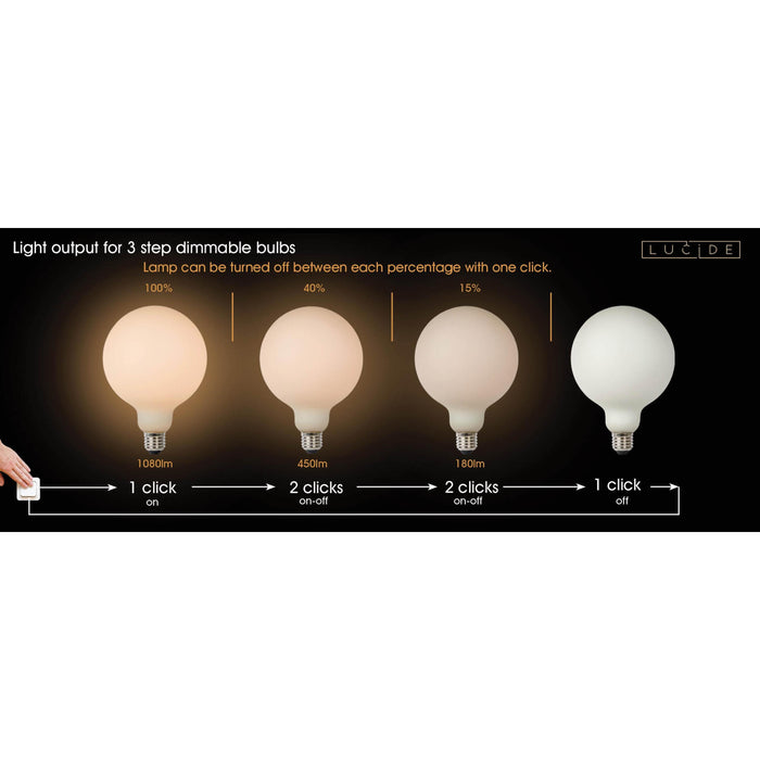 Lucide G125 Filament lamp - Opaal