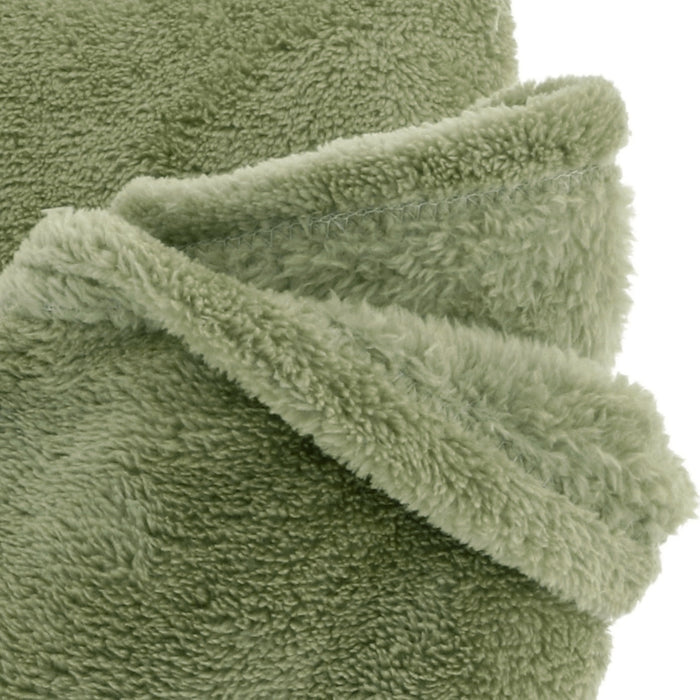 Unique Living Plaid Justin - Groen - Polyester - 150x200x0cm (BxHxD)