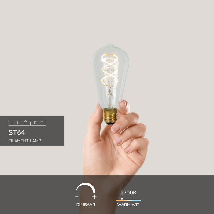Lucide ST64 Filament lamp - Transparant