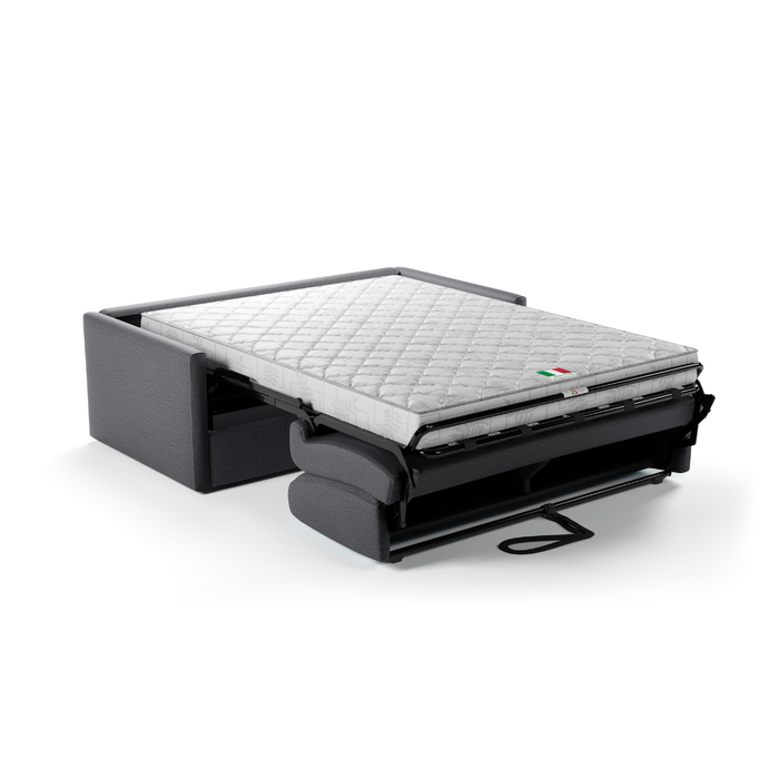 Calicosy - Slaapbank 3-zits in stof COSENZA - Grijs