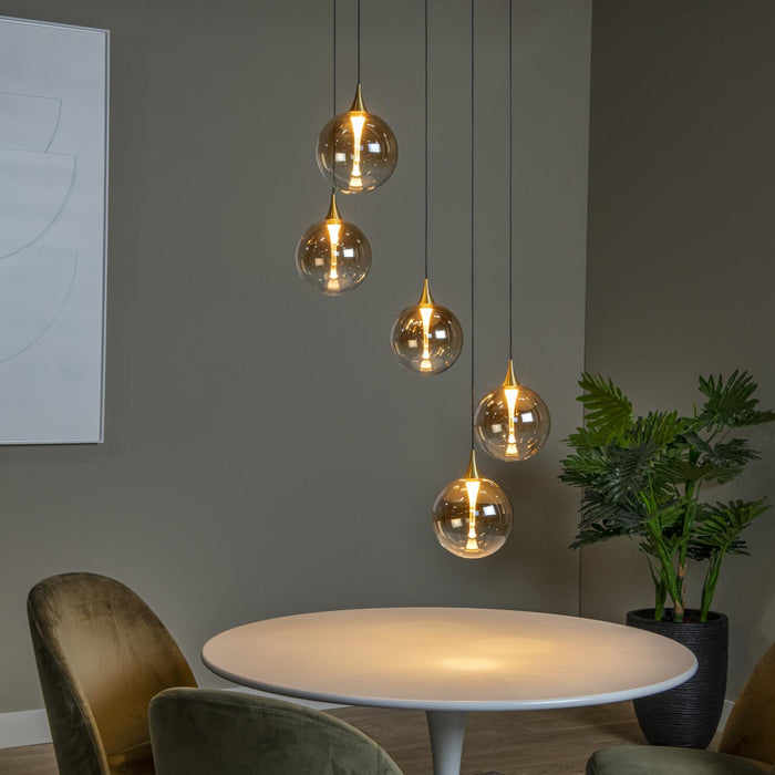 Lucide Premium GISELA Hanglamp - Amber