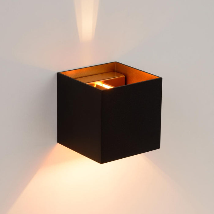 Lucide XIO Wandlamp - Zwart