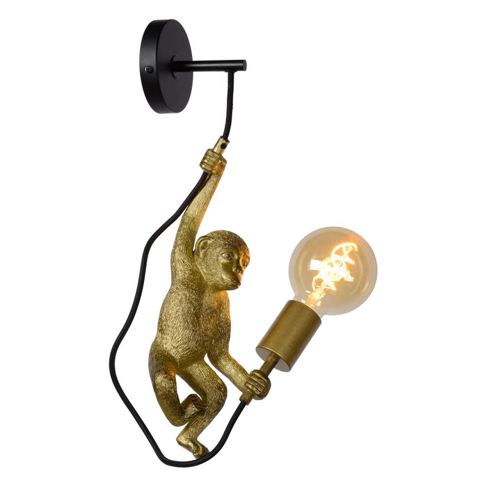 Lucide EXTRAVAGANZA CHIMP Wandlamp - Zwart