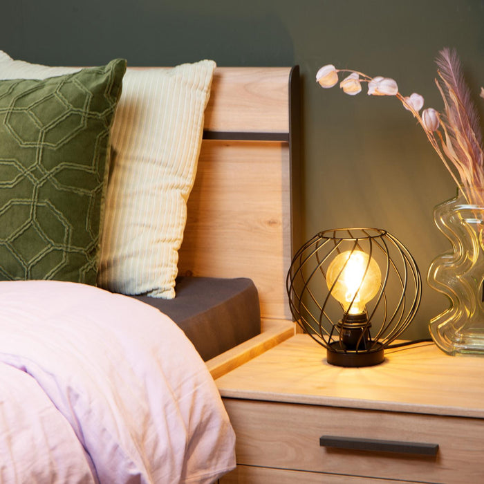 Lucide DANZA Tafellamp - Zwart